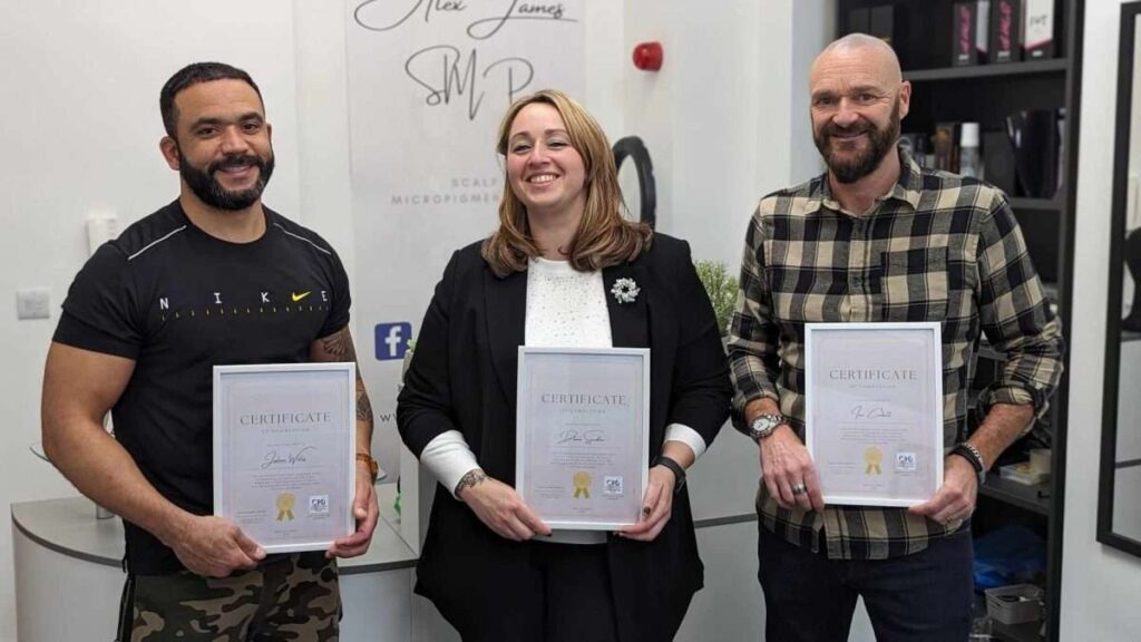 Professional smp training certificate Alex James academy Manchester qualification
