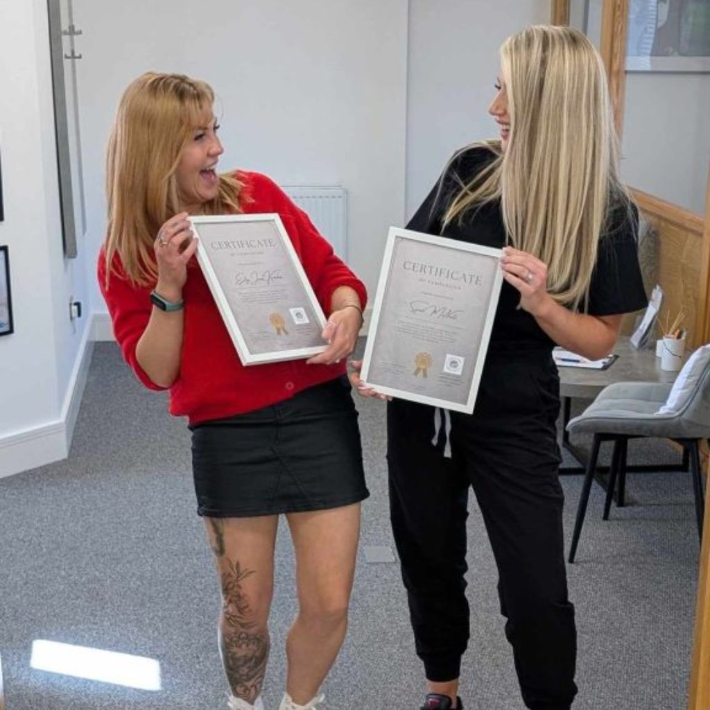 Professional hydrofacial training certificate Alex James academy Manchester qualification