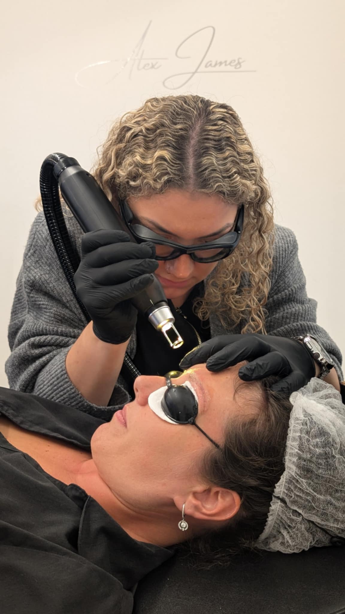 eyebrow tattoo removal Alex James academy Manchester