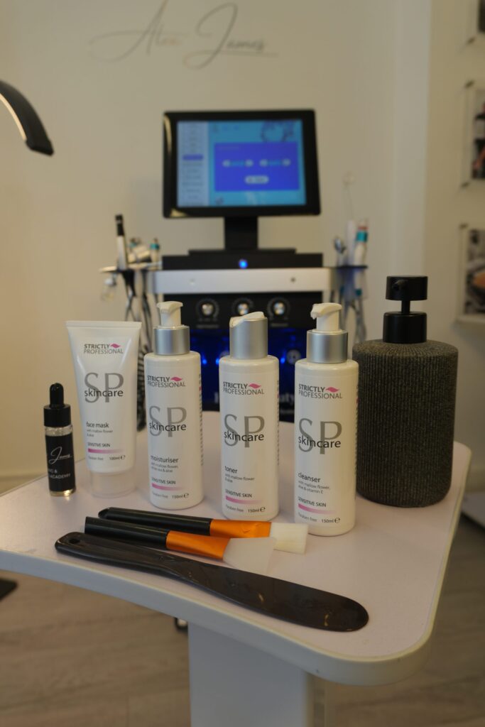 Professional hydrofacial training equipment Alex James academy Manchester course