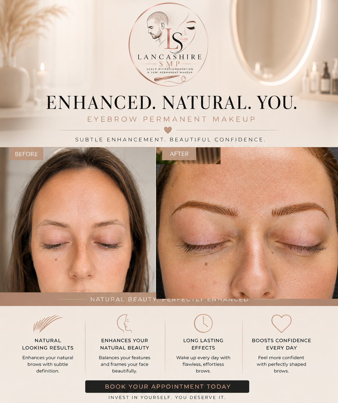 Laser PMU eyebrow removal at Alex James Clinic Lancashire